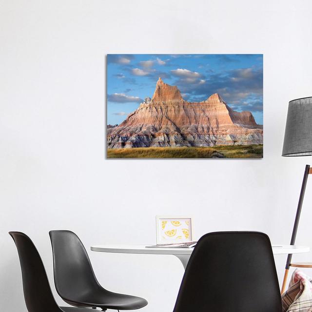 Sandstone Striations And Erosional Features, Badlands National Park, South Dakota by Tim Fitzharris - Gallery-Wrapped Canvas Giclée on Canvas Natur Pu on Productcaster.