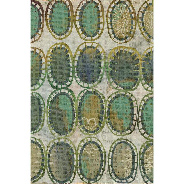 Jadeite I by Chariklia Zarris - Wrapped Canvas Print Bloomsbury Market Size: 46cm H x 30cm W x 3.8cm D on Productcaster.