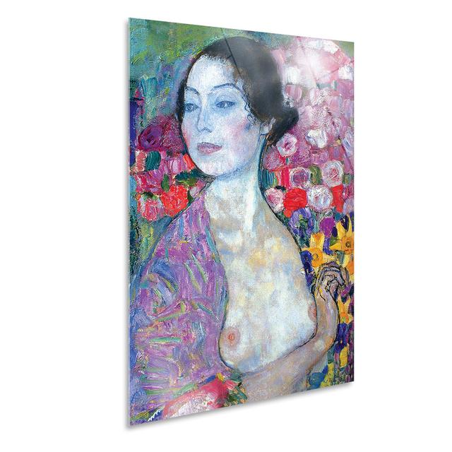 Dancer by Gustav Klimt - Unframed Painting on Glass Rosalind Wheeler Size: 135cm H x 95cm W on Productcaster.