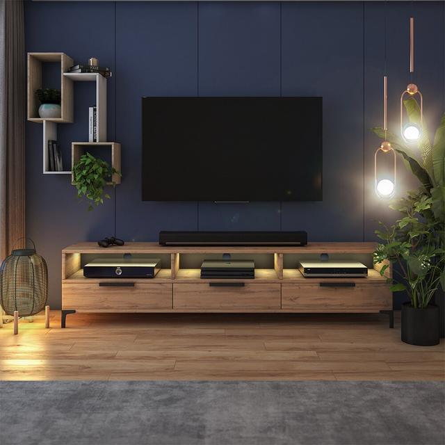 Rikke TV Stand for TVs up to 70" Selsey Living Colour: Wotan Oak on Productcaster.