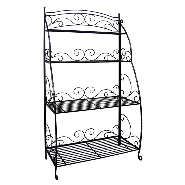 Scarborough Folding Plant Stand 4 Shelf Ophelia & Co. on Productcaster.