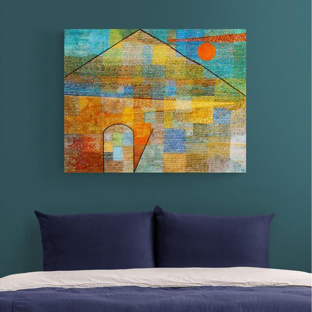 Ad Parnassum By Paul Klee - Abstract - Canvas Wall Art Framed Print - Various Sizes Ivy Bronx Size: 104.14cm H x 154.94cm W x 3.81cm D on Productcaster.