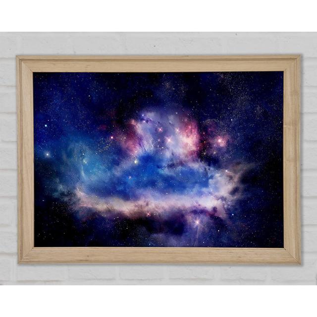 Planet Nebula - Single Picture Frame Art Prints Ebern Designs Size: 29.7cm H x 42cm W x 1.5cm D on Productcaster.