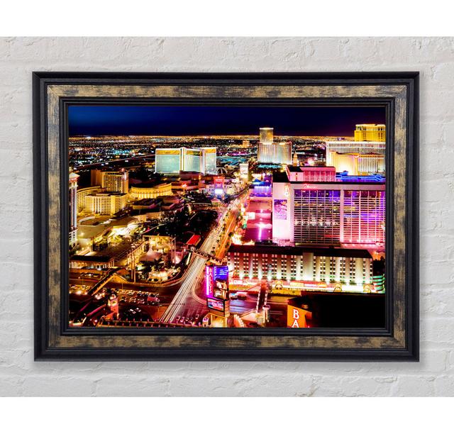 Las Vegas Strip - Print Bright Star Size: 29.7cm H x 42cm W x 8cm D on Productcaster.