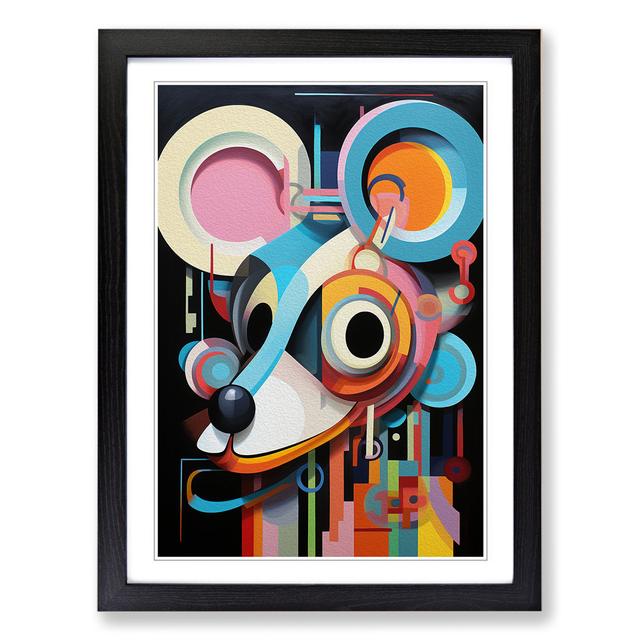 Mouse Constructivism - Print Metro Lane Size: 64cm H x 46cm W x 2cm D, Frame Colour: Black on Productcaster.