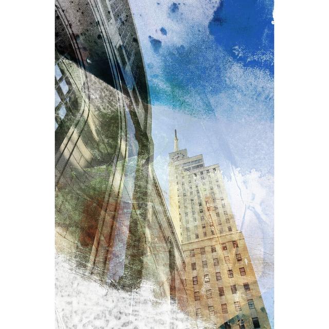 Dallas Architecture I by Sisa Jasper - Wrapped Canvas Photograph Print Blue Elephant Size: 30cm H x 20cm W on Productcaster.