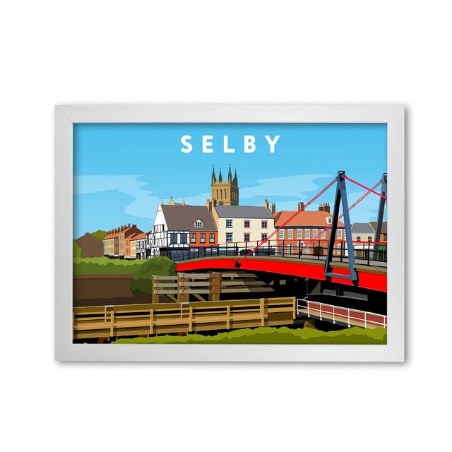 Selby by Richard O'Neill - Single Picture Frame Print 17 Stories Frame Option: White, Size: 42 cm H x 594 cm W on Productcaster.