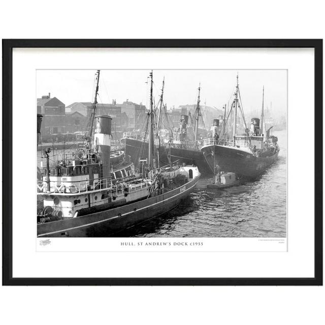 Hull, St Andrew's Dock C1955 by Francis Frith - Single Picture Frame Print The Francis Frith Collection Size: 60cm H x 80cm W x 2.3cm D on Productcaster.