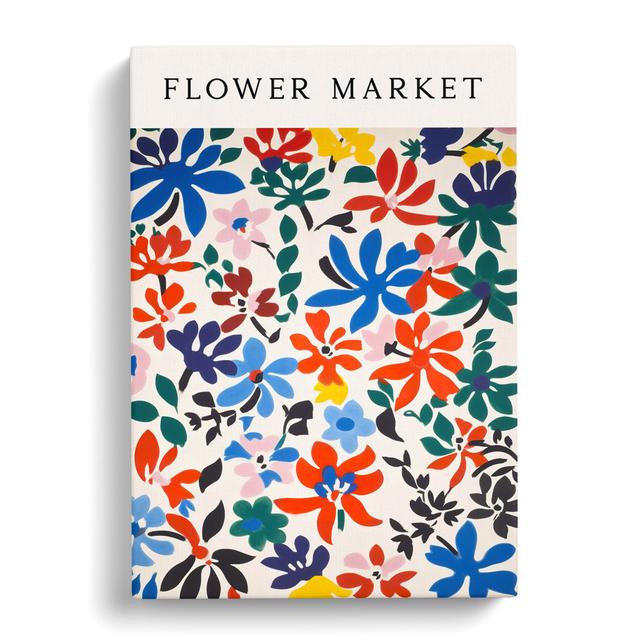 XMKTMKT-594 The Flower Market Exhibition No. 3 - Wrapped Canvas Print George Oliver Size: 60cm H x 40cm W x 3cm D on Productcaster.