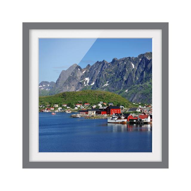 Finnmark - Picture Frame Photograph Art Print on Paper East Urban Home Frame Options: Matt grey, Size: 70cm H x 70cm W on Productcaster.