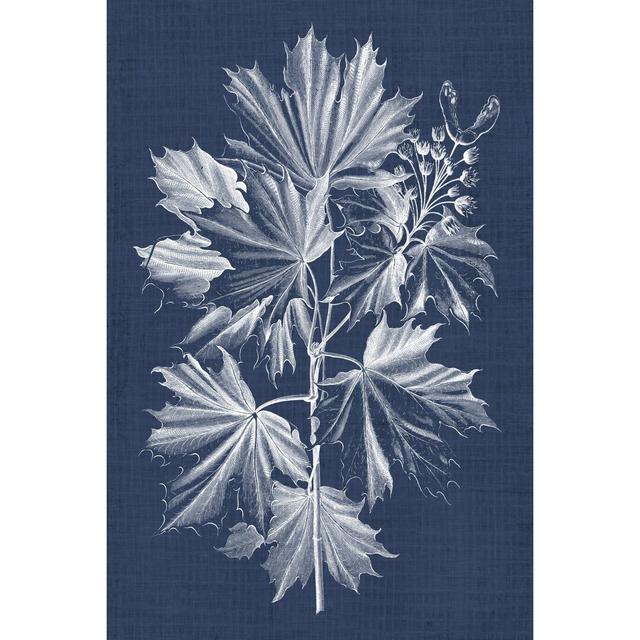 Foliage Chintz V by Vision Studio - Wrapped Canvas Painting Print Blue Elephant Size: 91cm H x 61cm W on Productcaster.