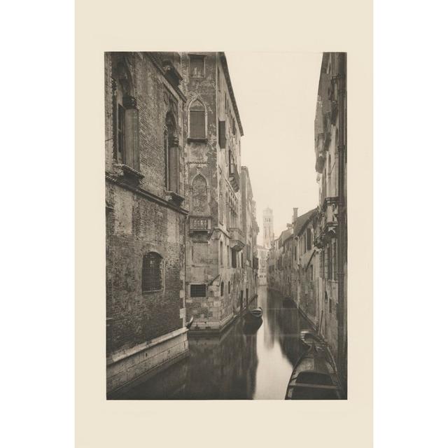 Vintage Views Of Venice V by Ferdinand Ongania - Wrapped Canvas Print Rosalind Wheeler Size: 91cm H x 61cm W on Productcaster.