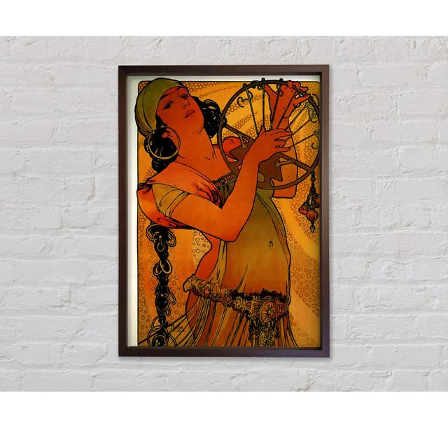 Solome by Alphonse Mucha - Single Picture Frame Art Prints on Canvas Bright Star Size: 141.4cm H x 100.1cm W x 3.3cm D on Productcaster.