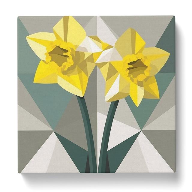 Daffodil Geometric No.2 - No Frame Art Prints 17 Stories on Productcaster.