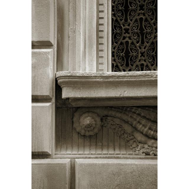 Architecture Detail In Sepia I by Laura DeNardo - Wrapped Canvas Print Rosalind Wheeler Size: 76cm H x 51cm W on Productcaster.