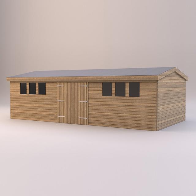 Insta 10 x 8 Ft. Shiplap Log Cabin Dakota Fields on Productcaster.