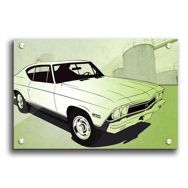 Chevrolet Chevelle Ss - Unframed Graphic Art Print on Paper East Urban Home Size: 42cm H x 59.4cm W on Productcaster.