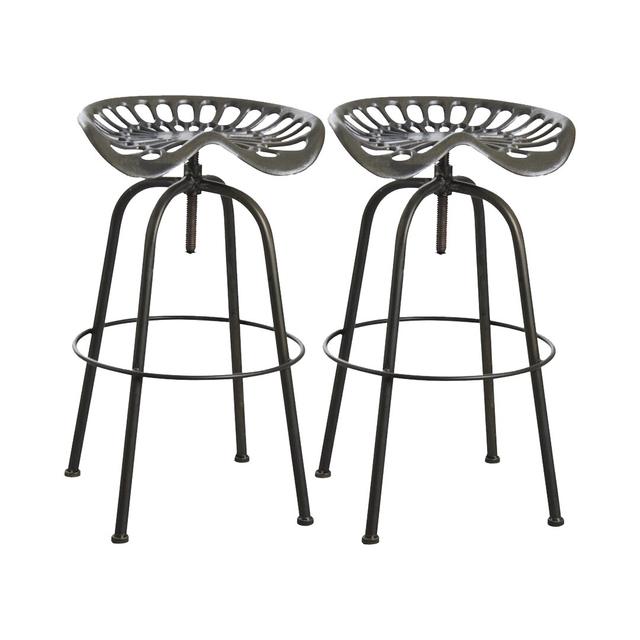 Bentonville Height Adjustable Swivel Bar Stool Williston Forge on Productcaster.