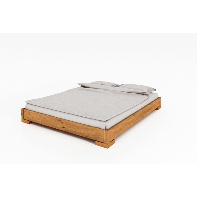 Bed Frame Vesuvio E TheBeds Size: 90 x 210cm, Colour: Oak on Productcaster.