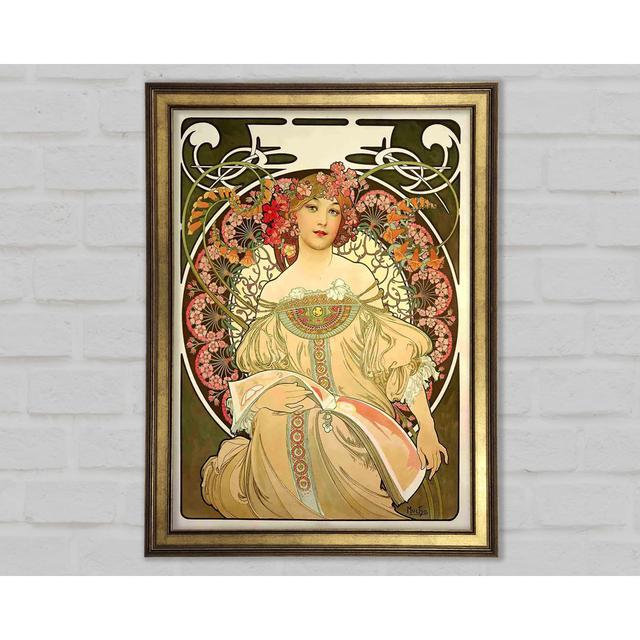 BGUC5838 by Alphonse Mucha - Single Picture Frame Art Prints Astoria Grand Größe: 118,9 cm H x 84,1 cm B x 1,5 cm T on Productcaster.