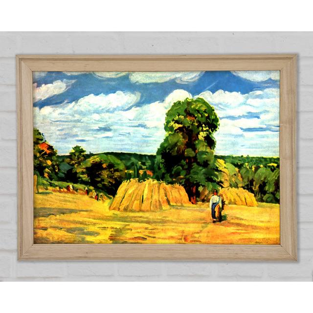 Pissarro Ernte - Druck Bright Star Größe: 84,1 cm H x 118,9 cm B x 1,5 cm T on Productcaster.