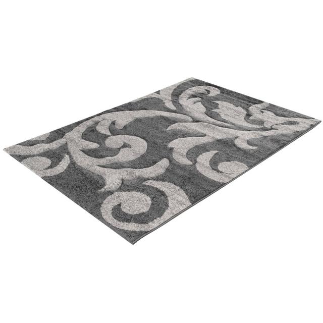 Nik 150 X 80 Grey Area Rug Ophelia & Co. on Productcaster.