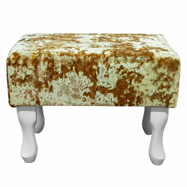 50cm Wide Rectangle Not Solid Colour Footstool Ottoman Beaumont on Productcaster.