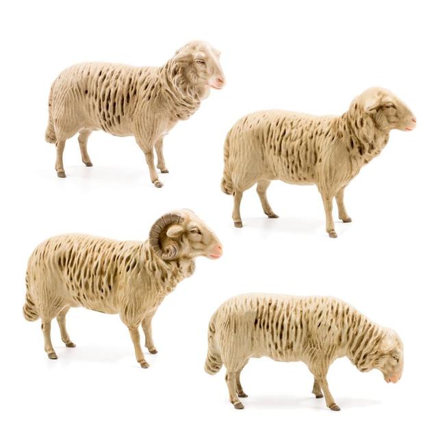 4 Piece Sheep Group Figurine Set The Seasonal Aisle on Productcaster.