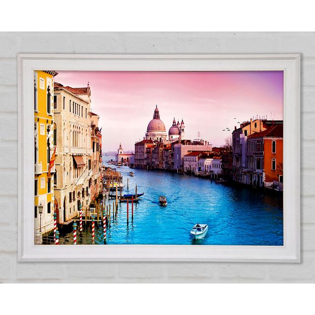 Venice On The River Framed Print Bright Star Size: 42cm H x 59.7cm W x 1.5cm D on Productcaster.