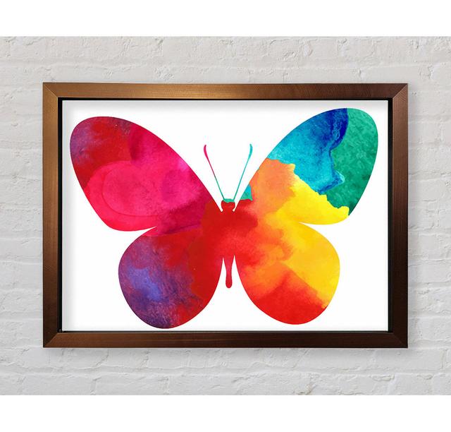 Rainbow Butterfly - Print Bright Star Size: 100.1cm H x 141.4cm W on Productcaster.