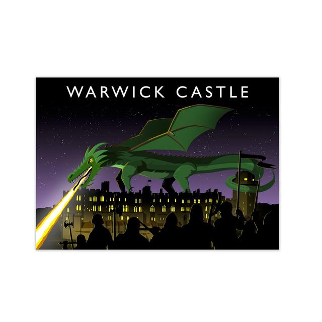 Warwick Castle by Richard O'Neill - Print 17 Stories Size: 21 cm H x 29.7 cm W on Productcaster.