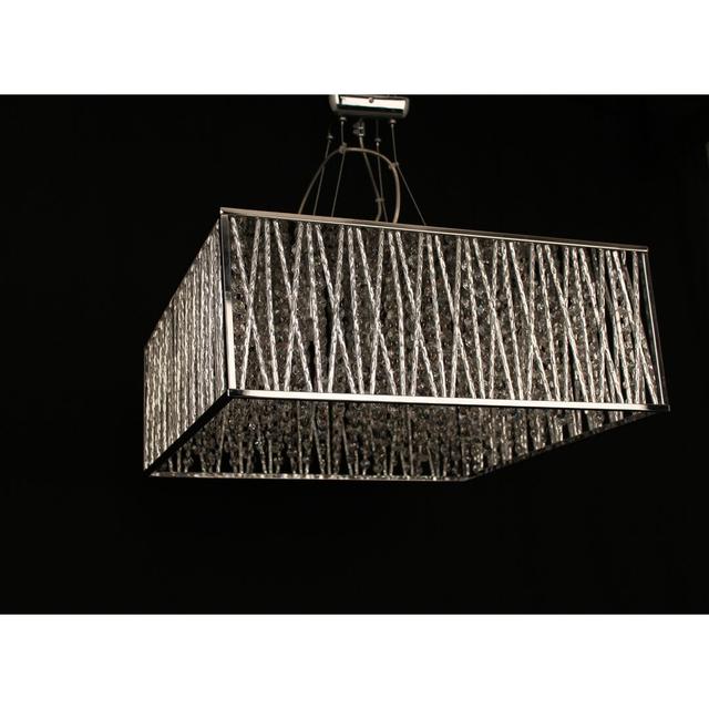 5-Light Pendant Light in Chrome by Mercer41 on Productcaster.