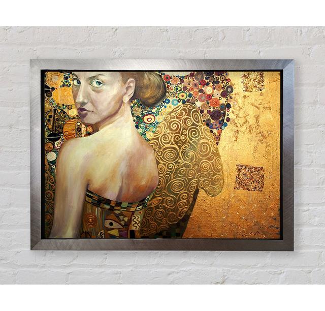 Klimt Silveren - Single Picture Frame Art Prints Bright Star Size: 100cm H x 141.4cm W x 3.4cm D on Productcaster.