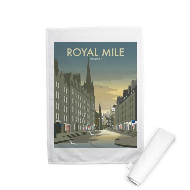 Royal Mile, Edinburgh, Scotland Tea Towel Maturi on Productcaster.