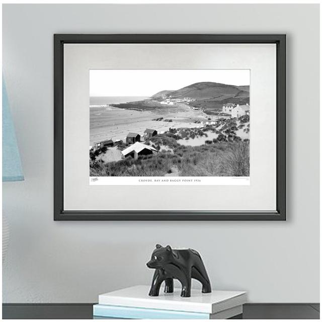 Croyde, Bay And Baggy Point 1936 - Single Picture Frame Print The Francis Frith Collection Size: 45cm H x 60cm W x 2.3cm D on Productcaster.