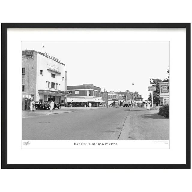 'Hadleigh, Kingsway C1950' by Francis Frith - Picture Frame Photograph Print on Paper The Francis Frith Collection Size: 45cm H x 60cm W x 2.3cm D on Productcaster.