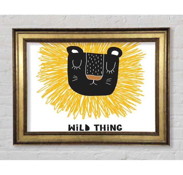 Wild Thing Lion - Single Picture Frame Art Prints Bright Star Size: 84.1cm H x 142.2cm W x 8cm D on Productcaster.