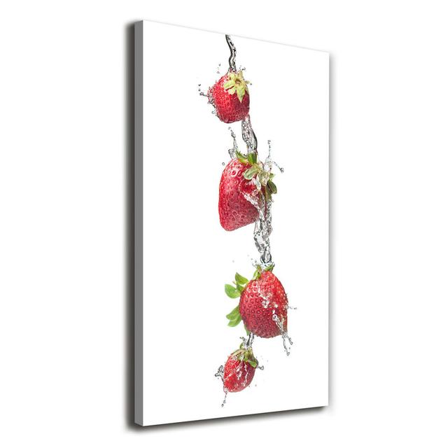 Erdbeeren - Kunstdrucke auf Leinwand - Wrapped Canvas Brayden Studio on Productcaster.