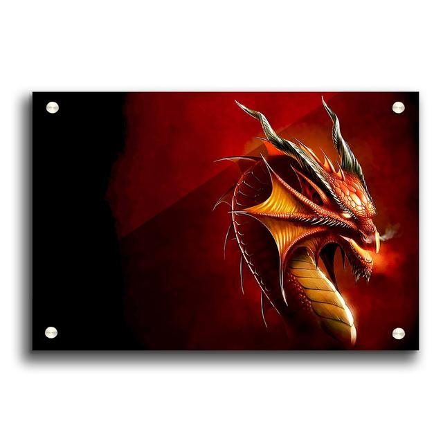 Dragons Breath - Unframed Graphic Art Print on Paper East Urban Home Size: 59.4cm H x 84.1cm W on Productcaster.