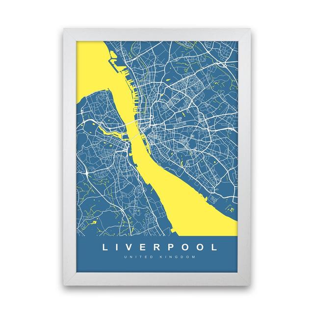 Liverpool I -Graphic Art Print on Paper Borough Wharf Format: White Paper, Size: 34cm H x 25cm W x 3cm D on Productcaster.