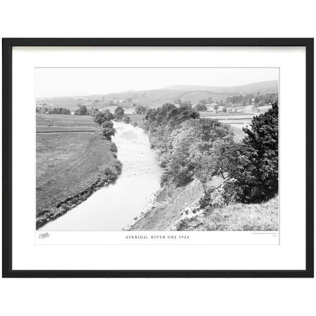 Askrigg, River Ure 1924 - Single Picture Frame Print The Francis Frith Collection Size: 60cm H x 80cm W x 2.3cm D on Productcaster.