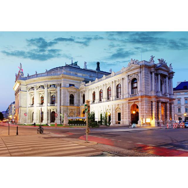 Burgtheater in Vienna - Wrapped Canvas Photograph 17 Stories Size: 51cm H x 76cm W on Productcaster.