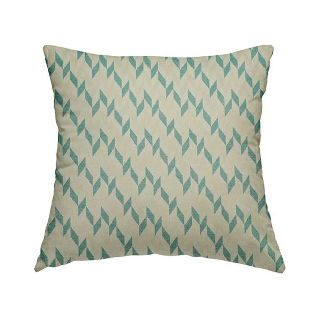 Fannin Geometric Square Throw Cushion George Oliver Size: 43 x 43 cm on Productcaster.