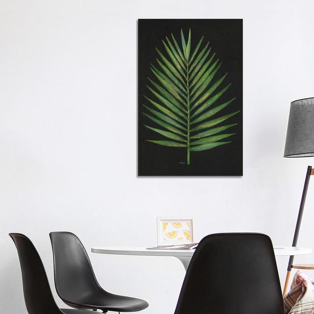 Midnight Palm by Tava Studios - Wrapped Canvas Print 17 Stories Size: 101.6cm H x 66.04cm W x 1.91cm D on Productcaster.