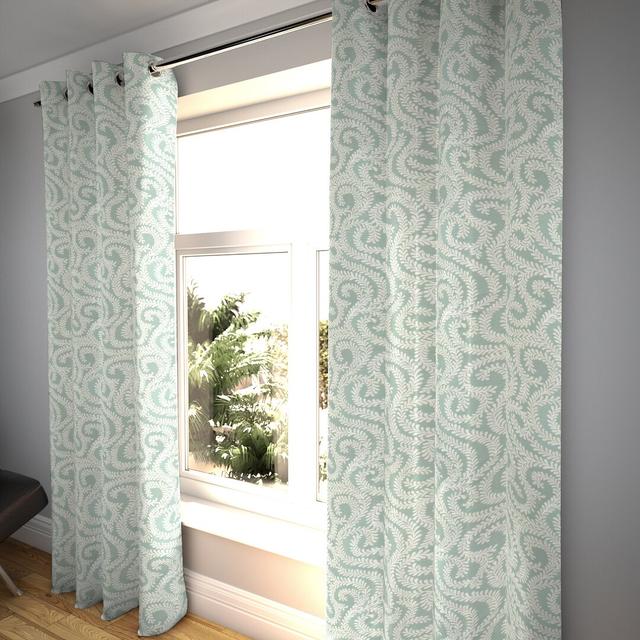 Holoman Polyester Blackout Pinch Pleat Curtain Pair (Set of 2) Ophelia & Co. Colour: Duck Egg Blue, Panel Size: Width 116 x Drop 137cm on Productcaster.