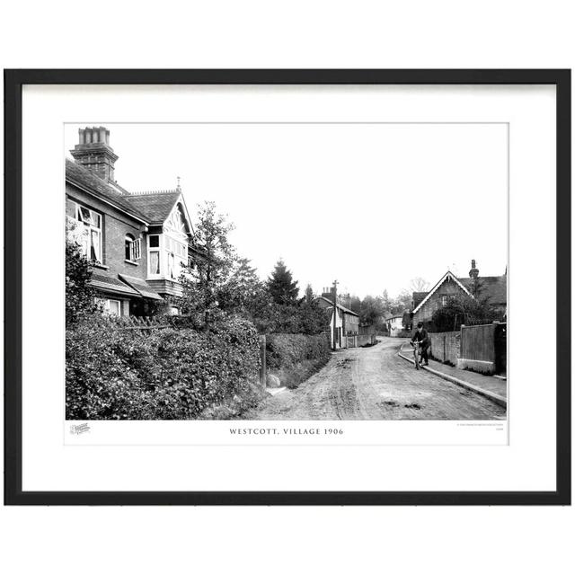 'Westcott, Village 1906' by Francis Frith - Picture Frame Photograph Print on Paper The Francis Frith Collection Size: 60cm H x 80cm W x 2.3cm D on Productcaster.