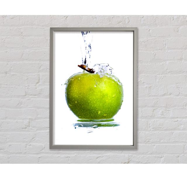 Apple Waterfall - Single Picture Frame Art Prints on Canvas Ebern Designs Size: 118.9cm H x 84.1cm W x 3.3cm D on Productcaster.