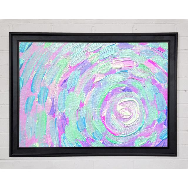 Swirl Of Strokes Framed Print Ivy Bronx Size: 21cm H x 29.7cm W x 1.5cm D on Productcaster.