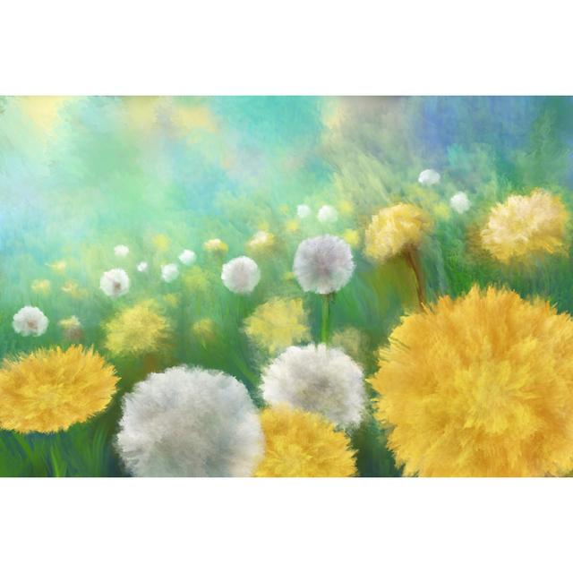 Summer Meadow by Pobytov - No Frame Art Prints on Canvas Lark Manor Size: 20cm H x 30cm W on Productcaster.