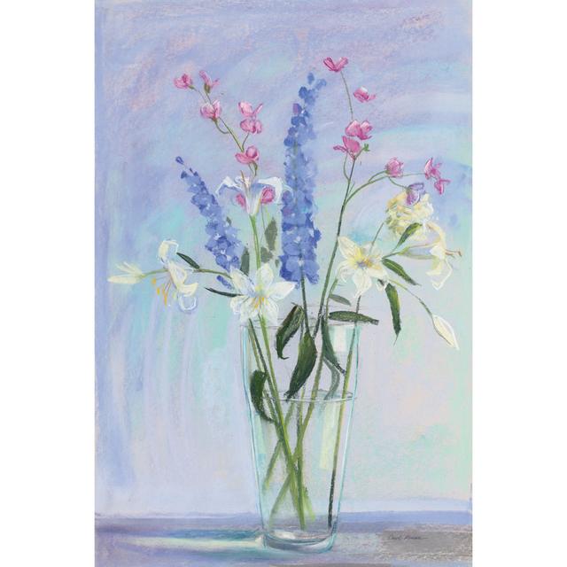 Summer Vase I by Carol Rowan - Wrapped Canvas Painting ClassicLiving Size: 51cm H x 76cm W x 3.8cm D on Productcaster.